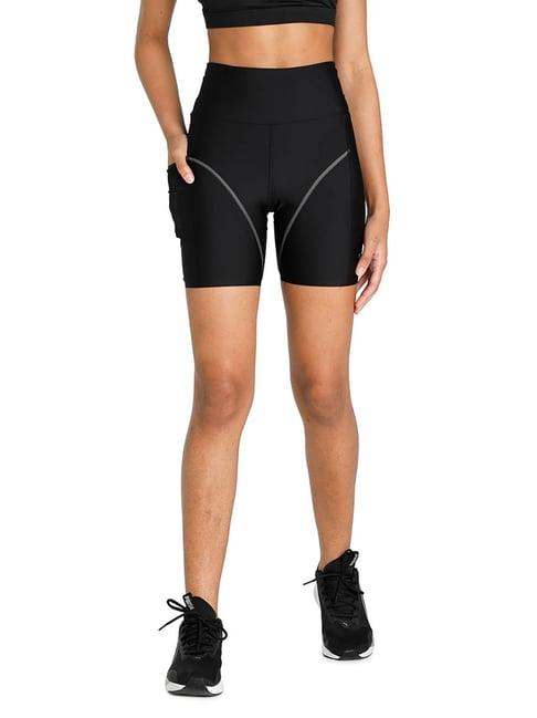 puma black slim fit shorts