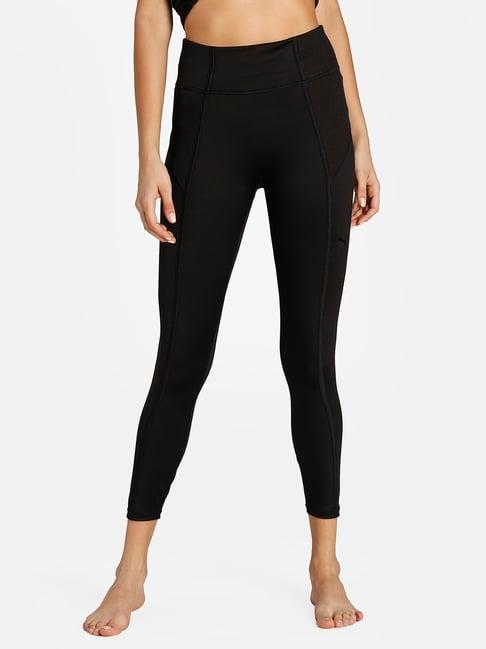 puma black slim fit tights