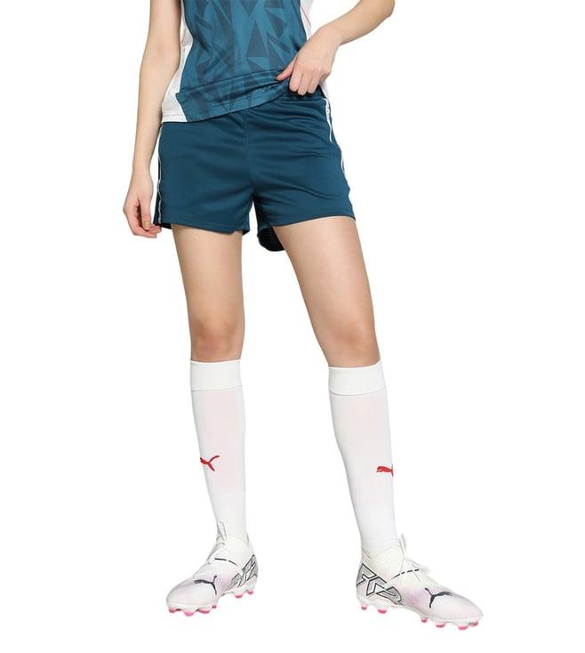 puma blue individualblaze regular fit football shorts