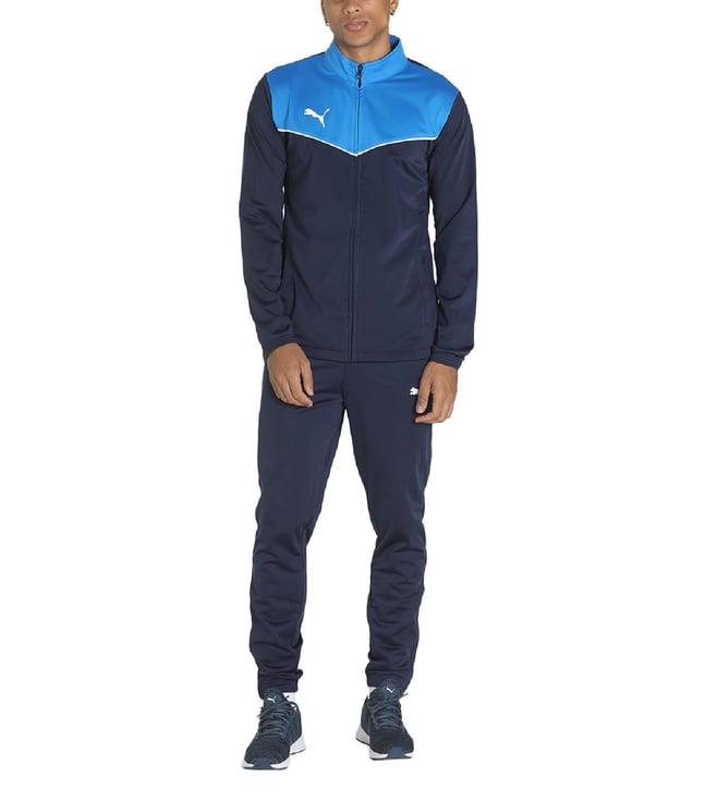 puma blue individualrise slim fit tracksuit