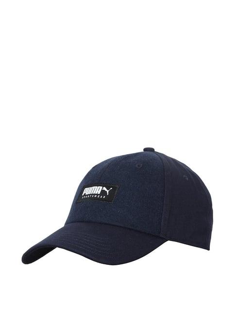 puma blue solid baseball cap