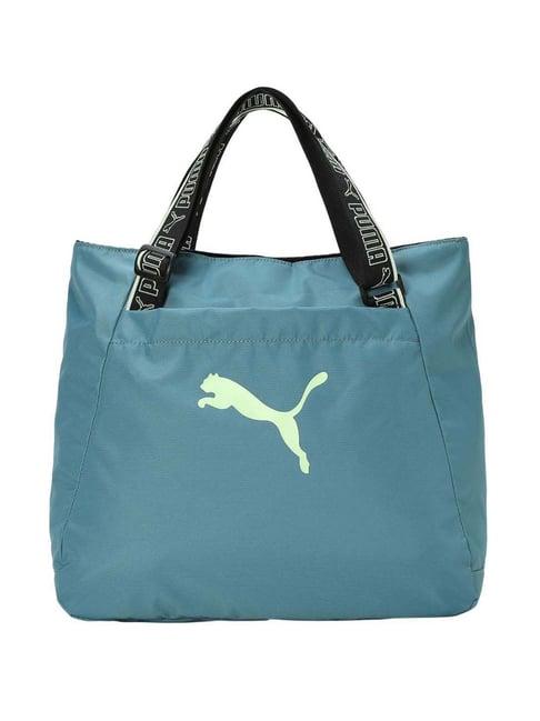 puma bold blue solid medium grip bag