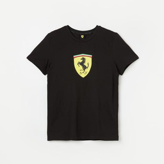 puma boys ferrari printed t-shirt