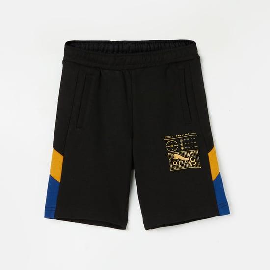 puma boys printed elasticated shorts