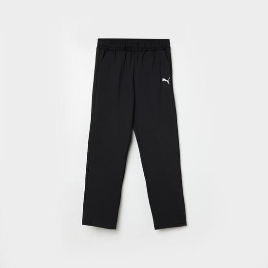 puma boys solid elasticated track pants