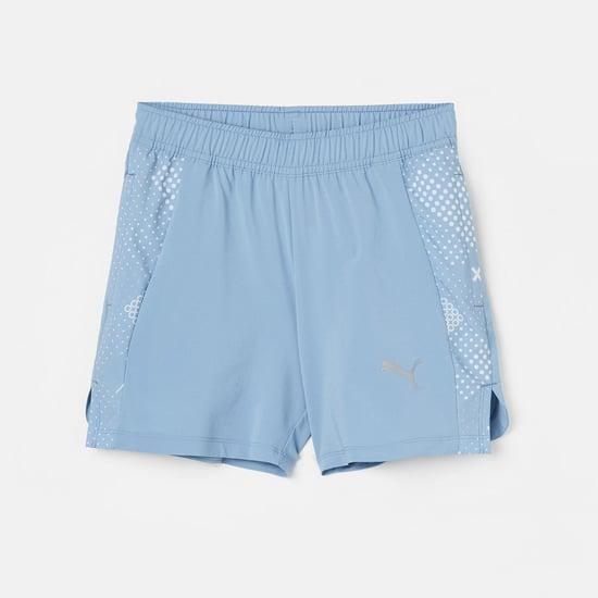 puma boys solid sports shorts