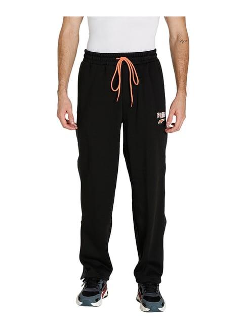 puma btl black relaxed fit trackpants