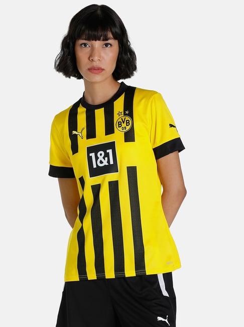 puma bvb home replica regular fit jersey