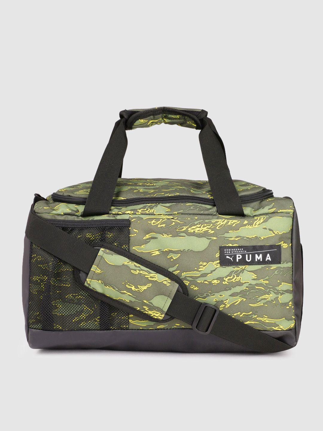 puma camouflaged training sports bag