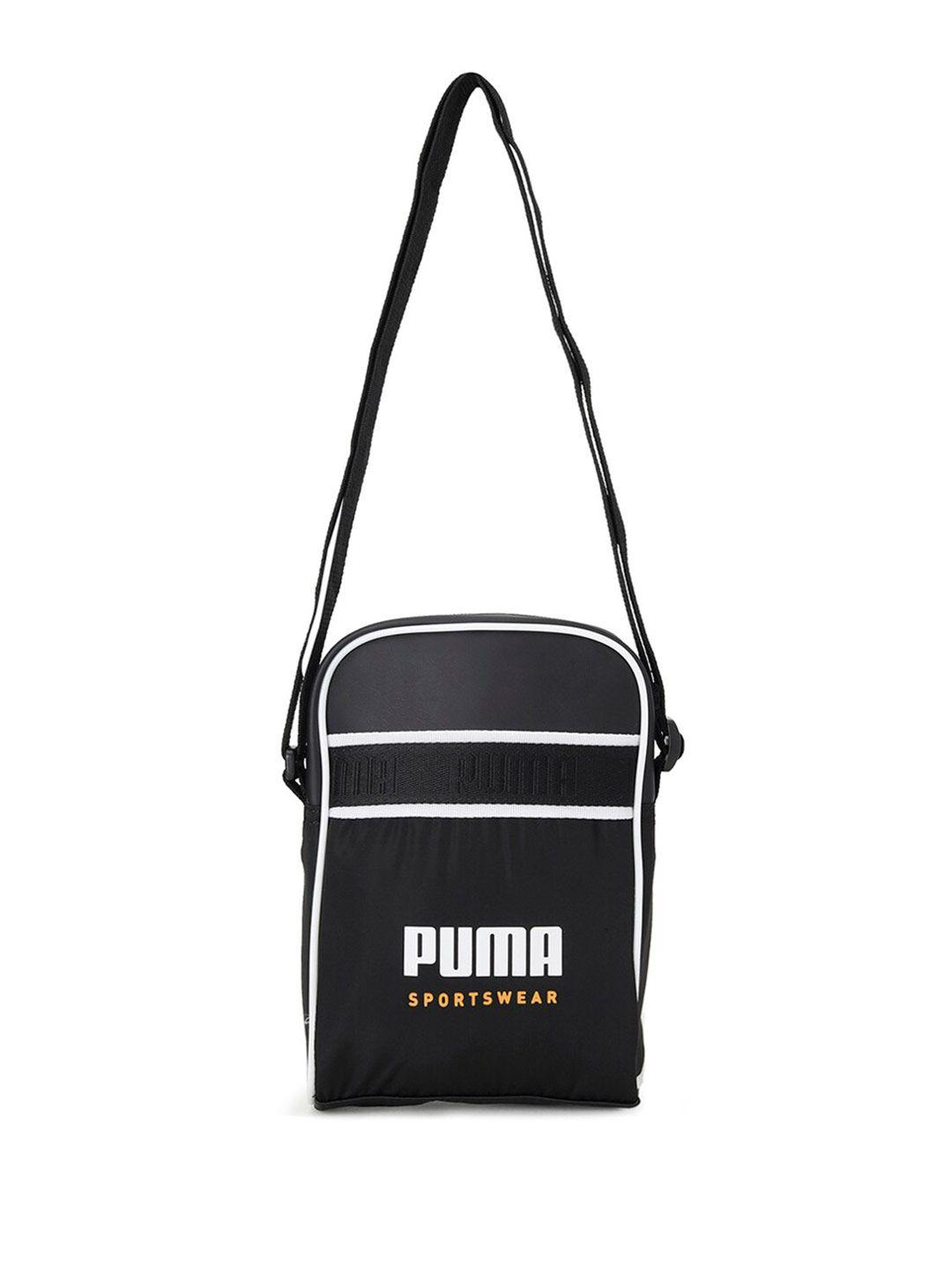 puma campus compact printed shoulder r bag