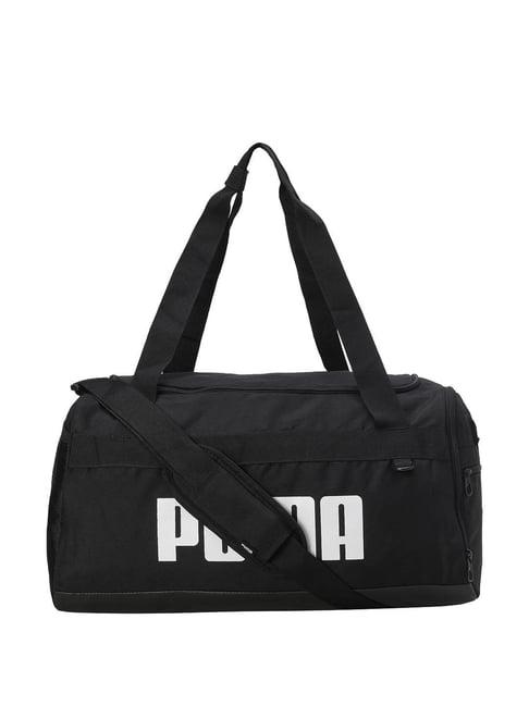 puma challenger black medium duffle bag