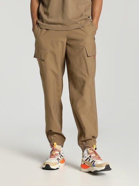 puma chocolate chip regular fit sports trackpants