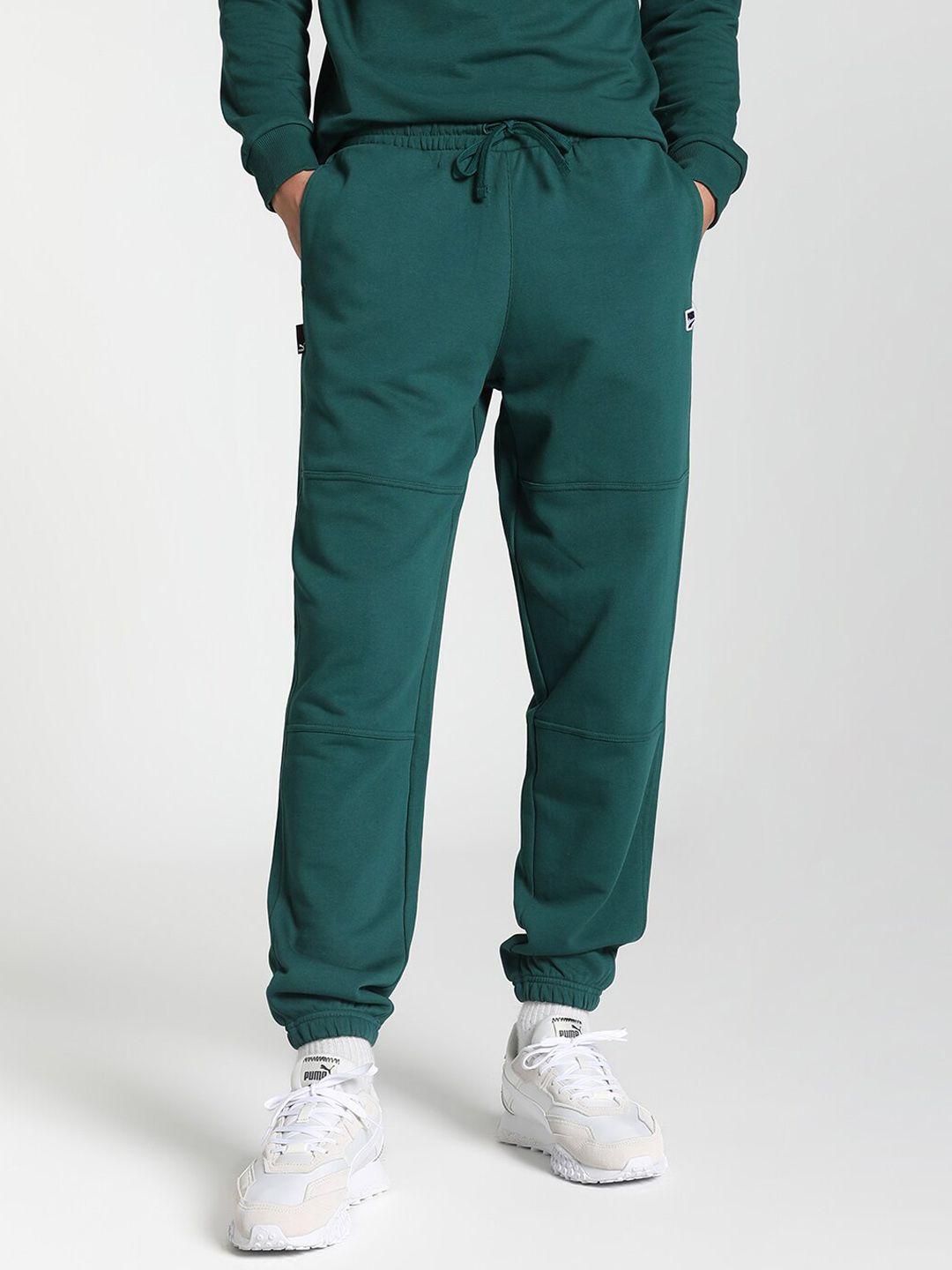 puma downtown men cotton relaxed fit joggers