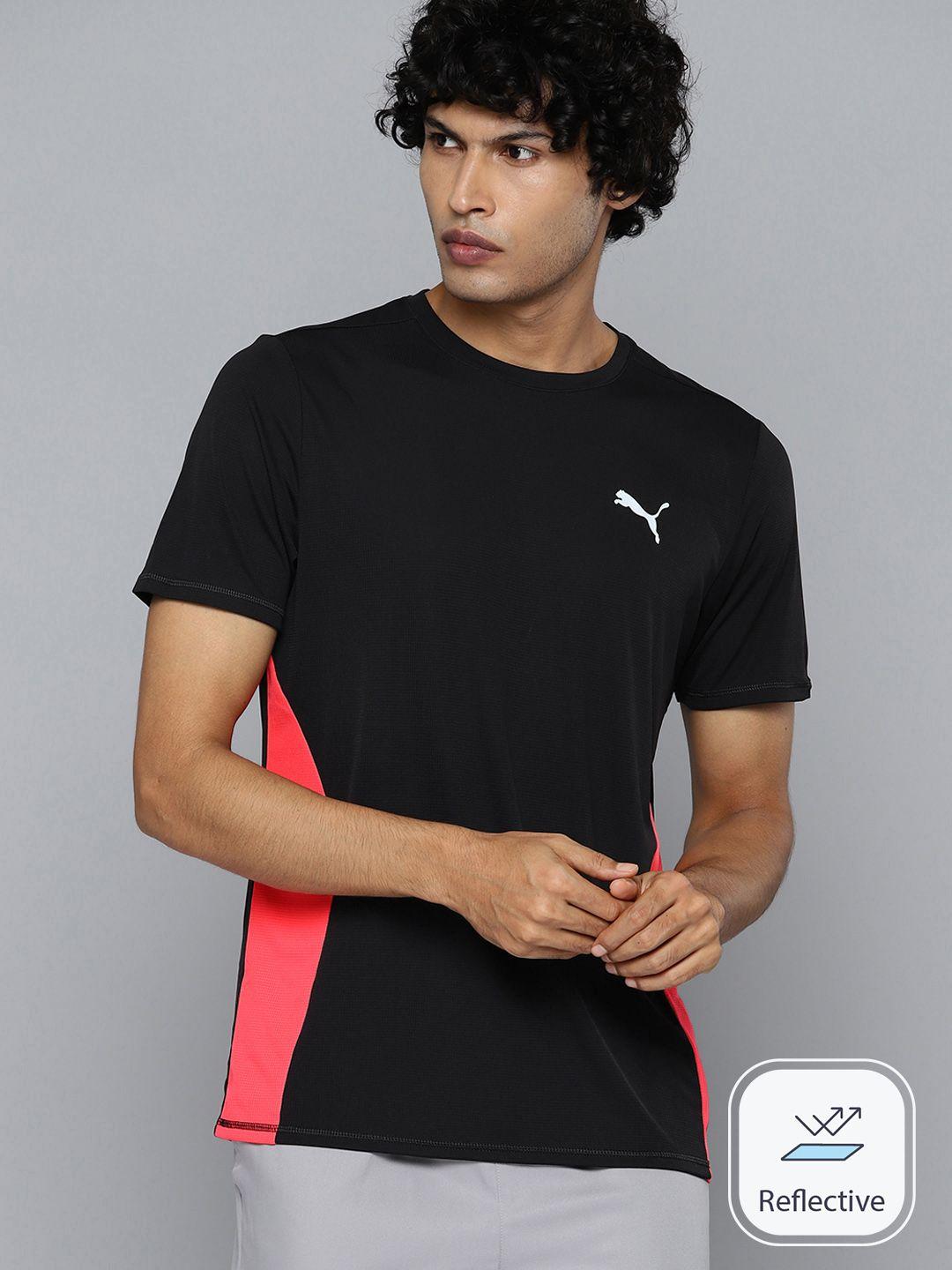 puma drycell colourblocked running t-shirt