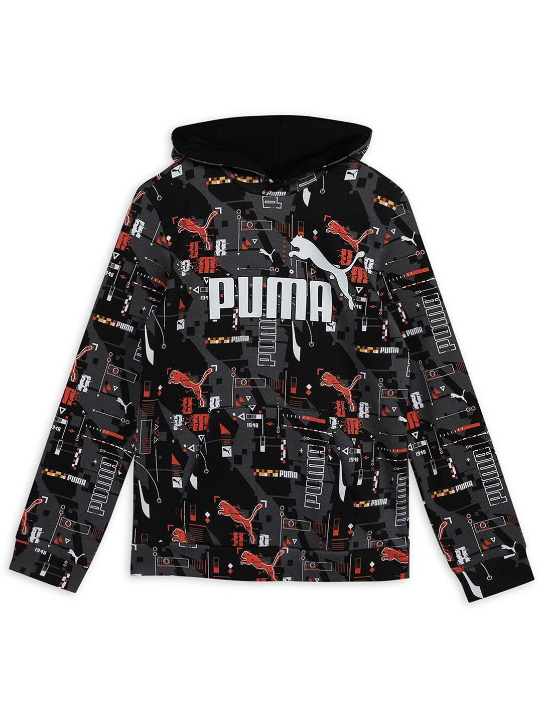 puma ess+ futureverse boys graphic printed sweatshirt