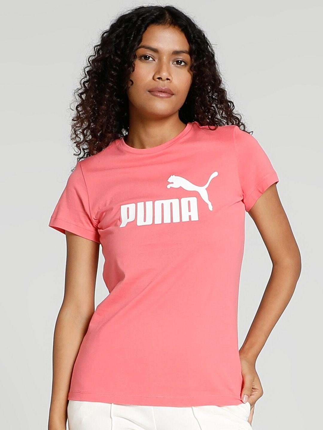 puma ess logo regular fit t-shirt