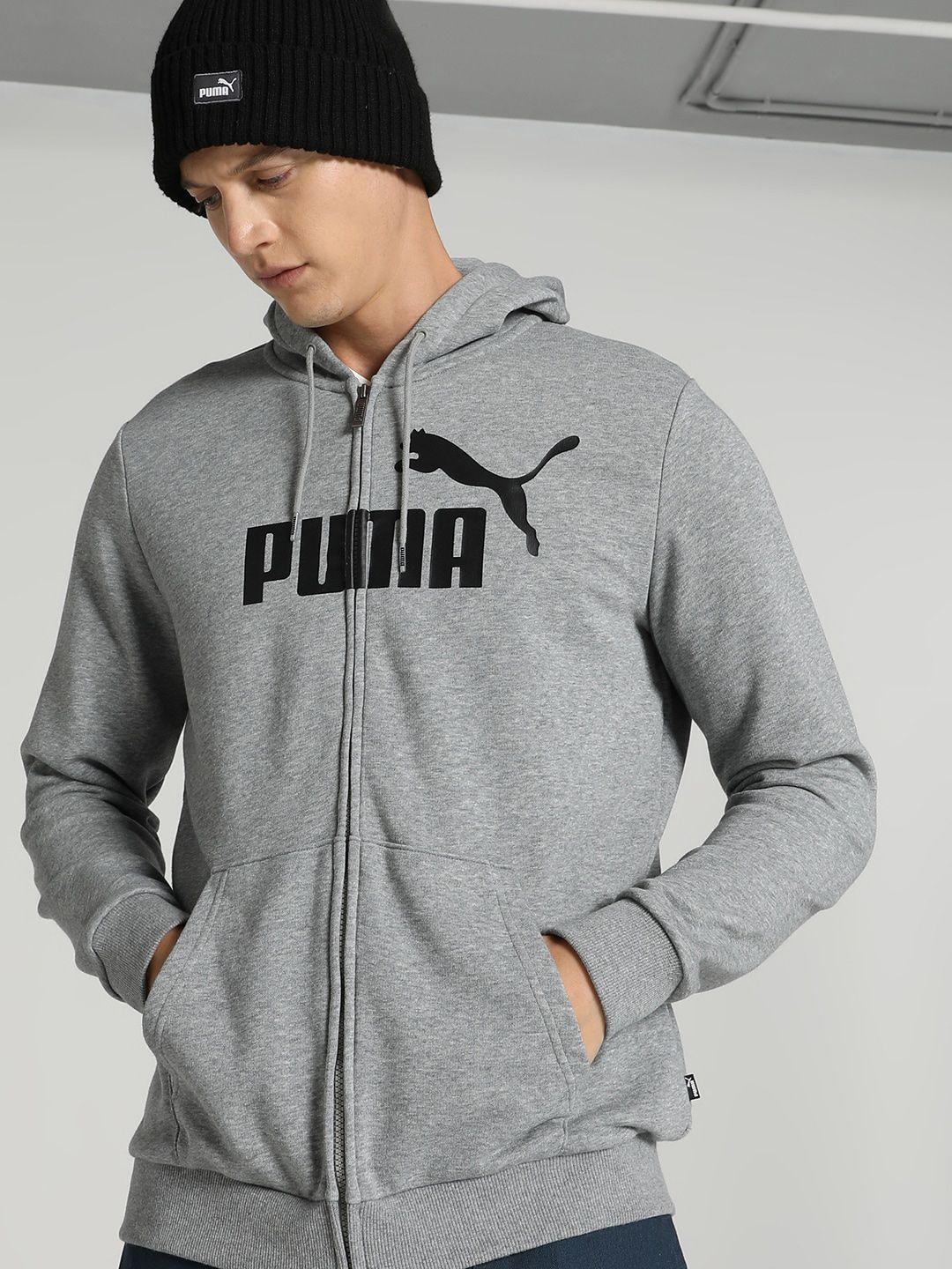 puma essential big logo full-zip regular fit sports jacket