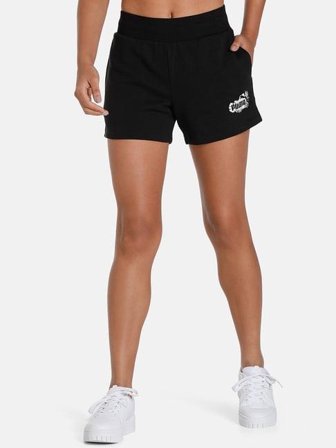 puma essentials+ flower power regular fit shorts