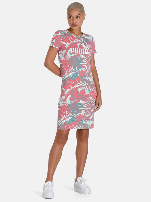 puma essentials+ flower power slim fit dress