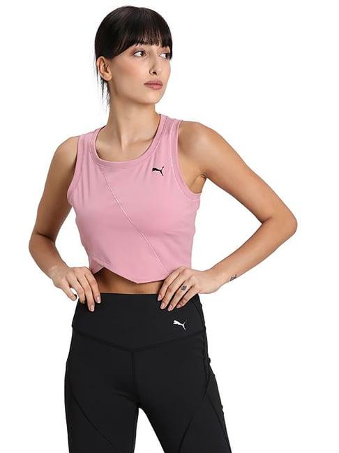 puma foxglove regular fit yoga tank top