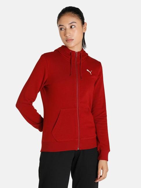 puma full-zip regular fit hooded jacket