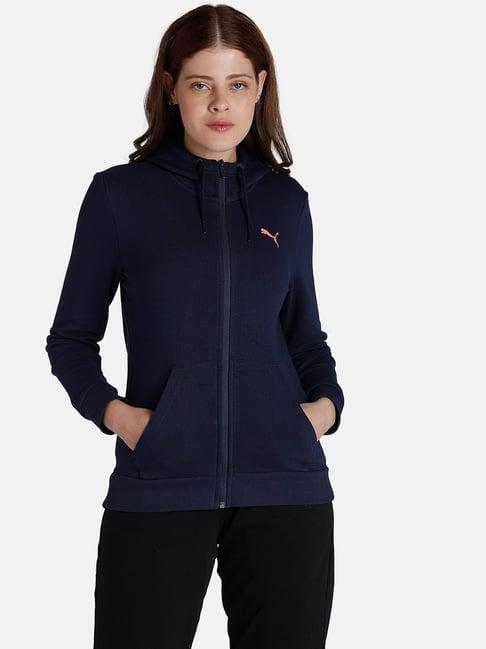 puma full-zip regular fit hooded jacket