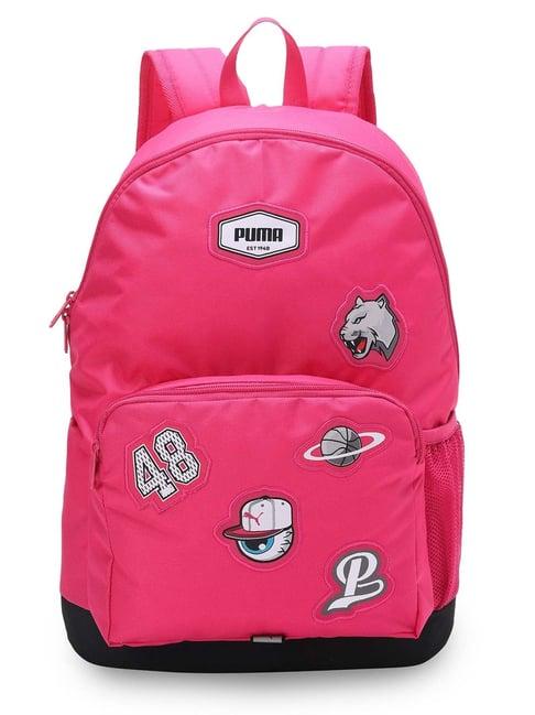 puma garnet rose polyester backpack