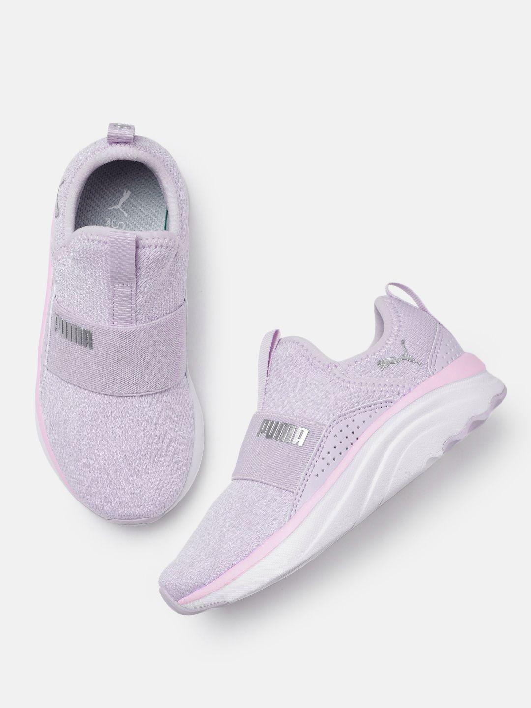 puma girls soft sophia slip-on running shoes