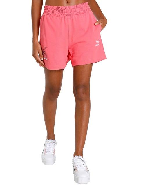 puma graphic regular fit shorts