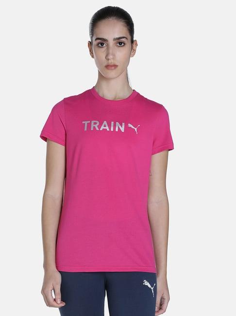 puma graphic regular fit training t-shirt