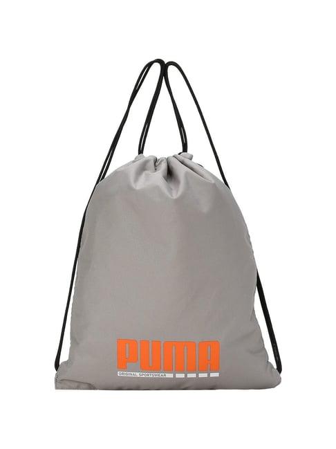 puma grey logo backpack