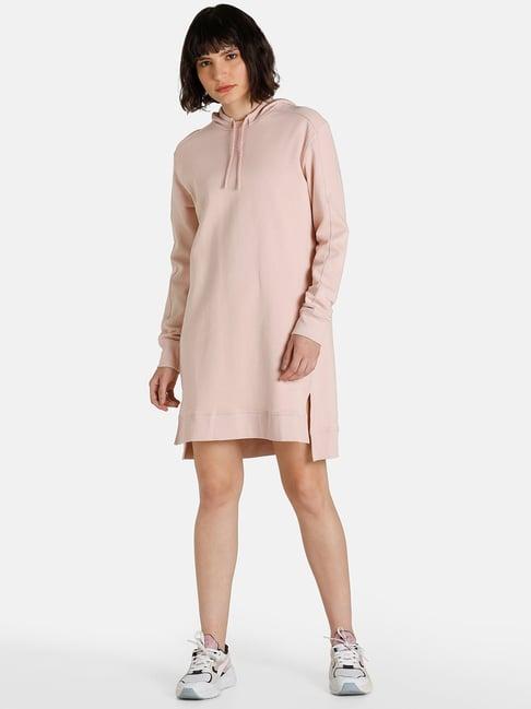 puma her hooded relaxed fit dress