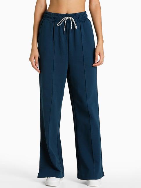 puma infuse wide leg relaxed fit pants