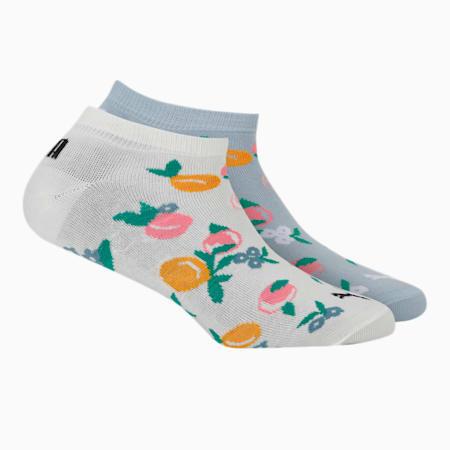puma intl graphic women's sneaker socks pack of 2