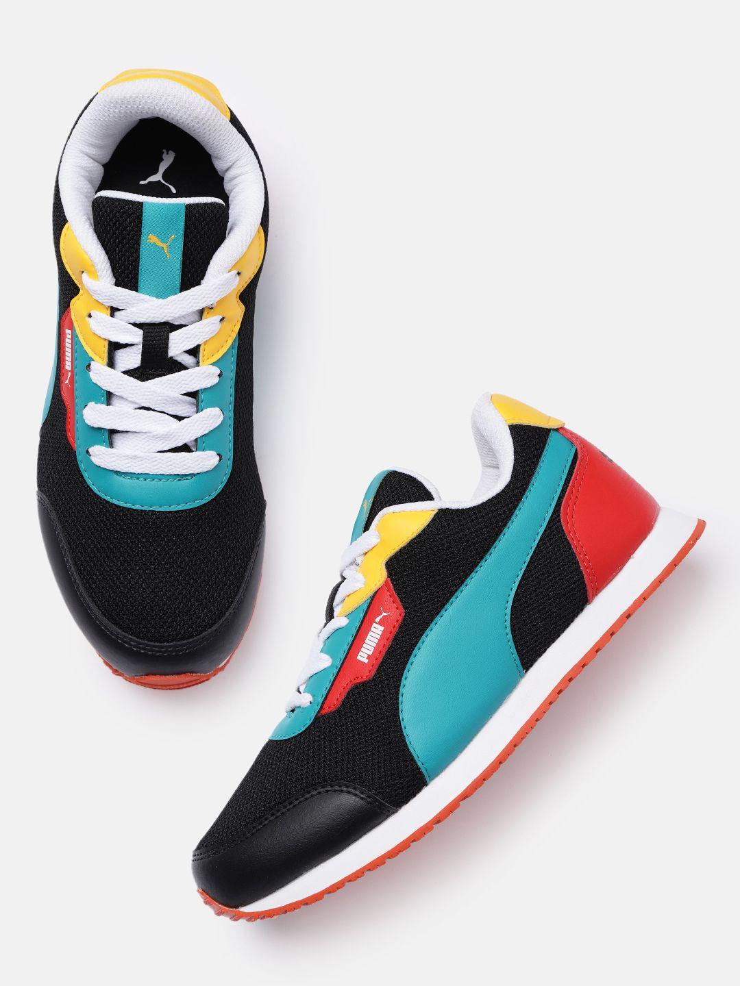 puma kids axel colourblocked sneakers