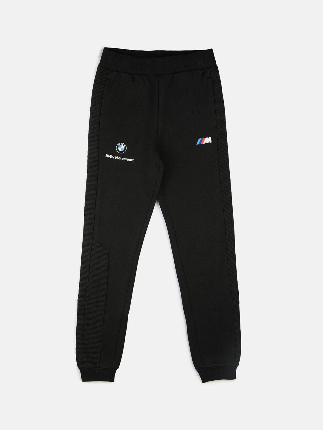 puma kids black bmw m motorsport youth track pants