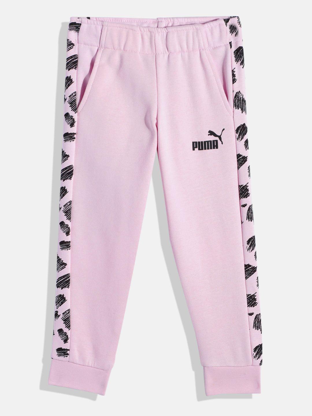 puma kids essential+ puma mates printed joggers