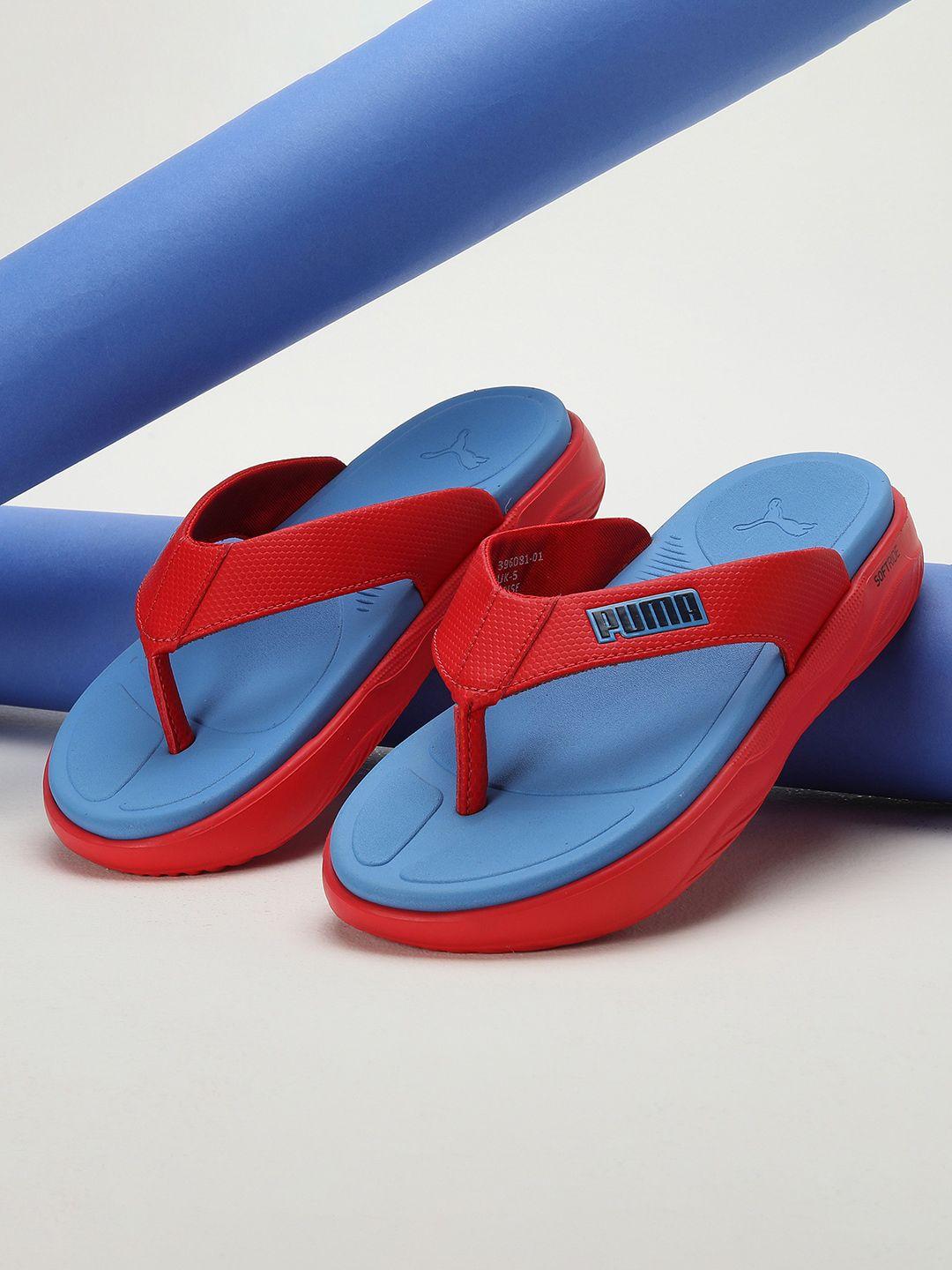 puma kids softride seave youth thong flip-flops