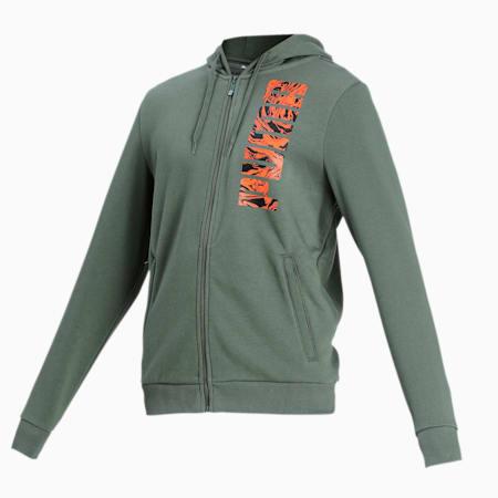 puma knitted hooded men's jacket