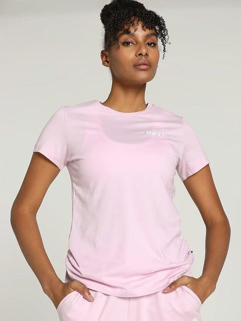 puma lilac cotton sports t-shirt