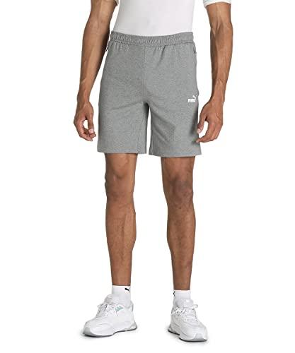 puma men's bermuda shorts (84932199_medium gray heather_l)