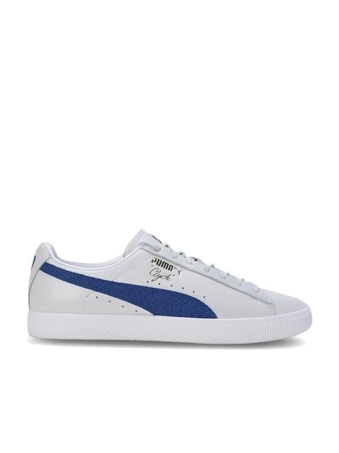 puma men's clyde soho (nyc) off white casual sneakers