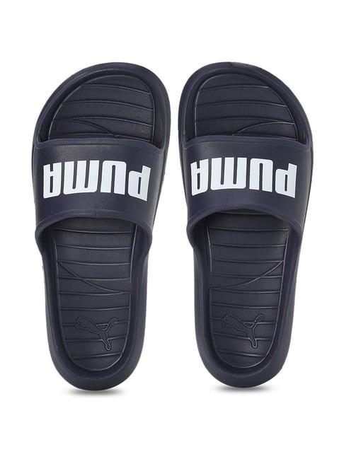 puma men's divecat v2 lite peacoat slides