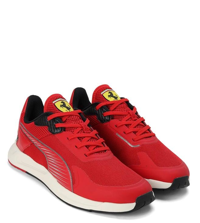 puma men's ferrari ionicspeed red sneakers