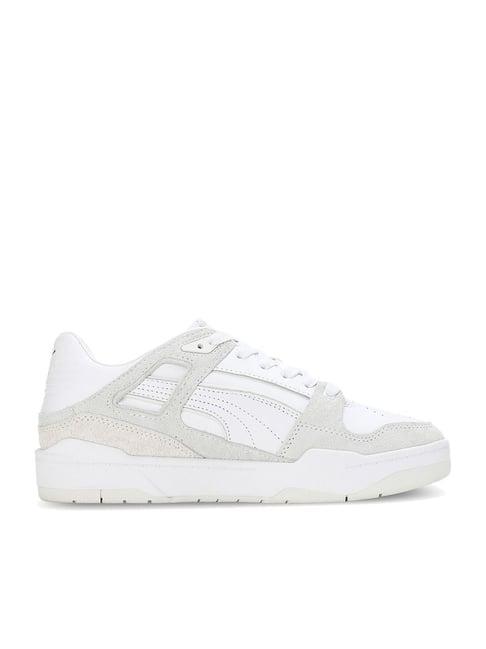 puma men's slipstream premium white casual sneakers