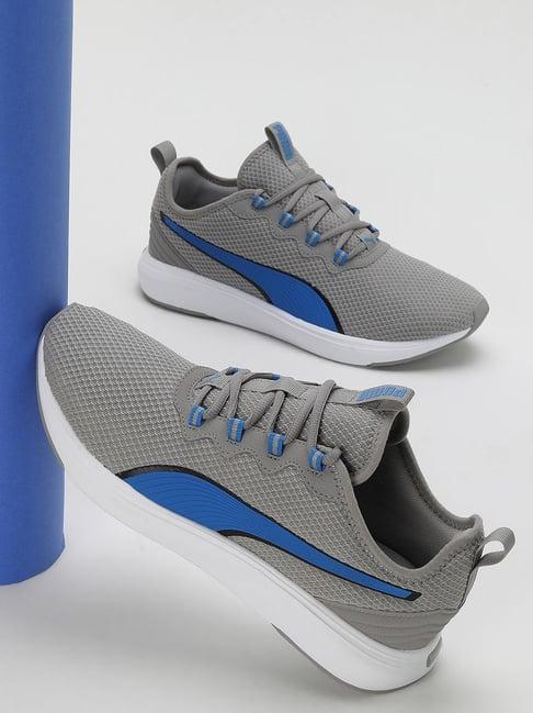 puma men's softride cruise 2 concrete grey running shoes