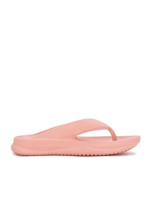 puma men's wave flip res peach flip flops