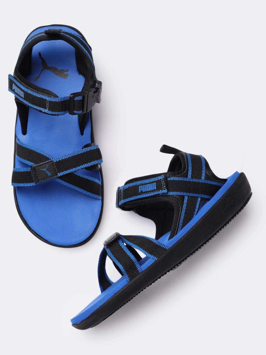 puma men blue pebble mu sports sandals