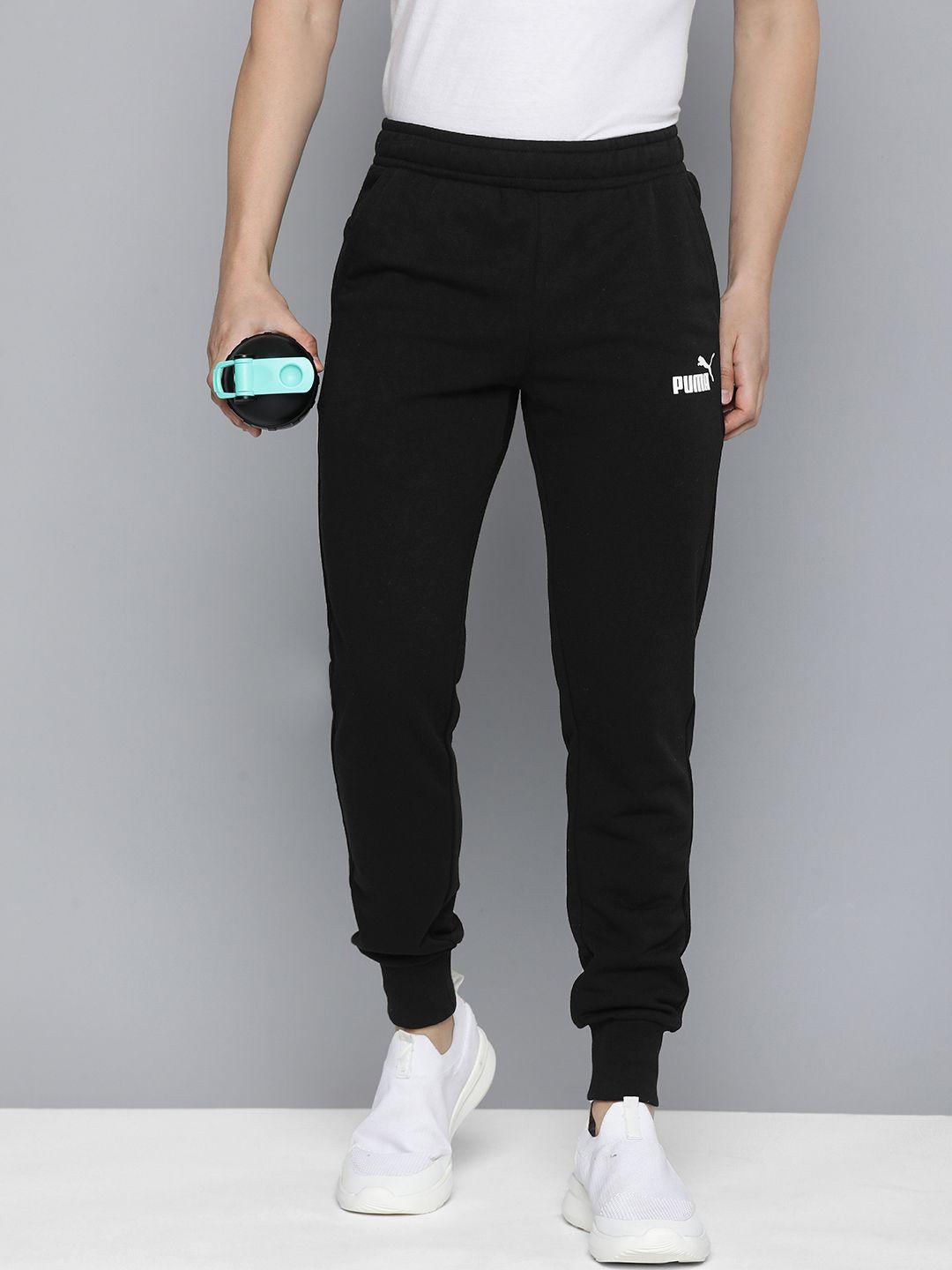 puma men brand logo ess tr slim fit joggers