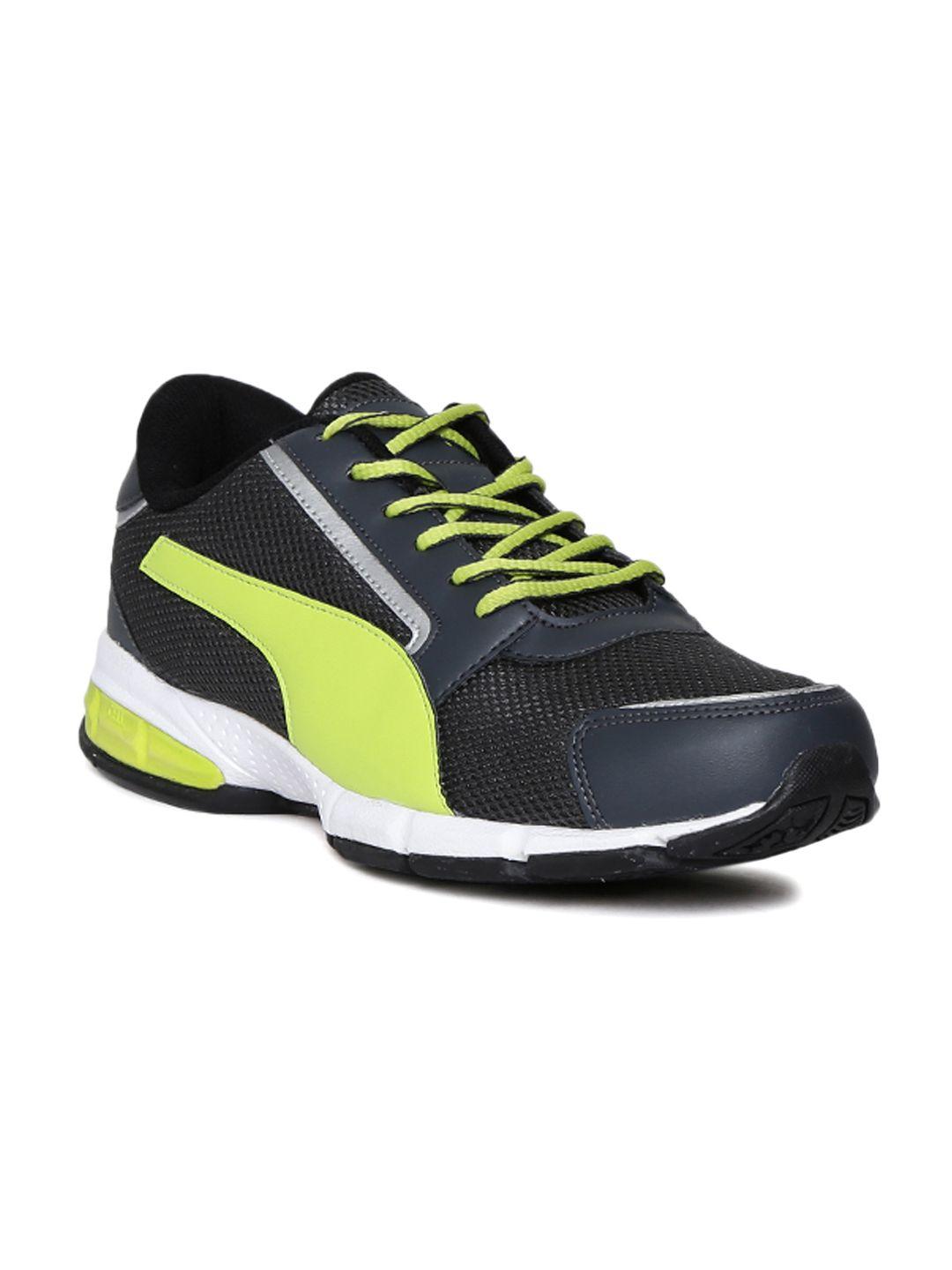 puma men charcoal grey sneakers